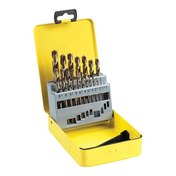 Timco - Ground Jobber Drills Set - Cobalt M35 (Size 19pcs - 19 Pieces)
