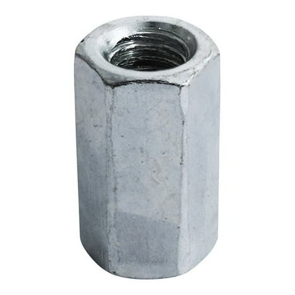 Timco - Hex Connector Nuts - Zinc (Size M12 - 100 Pieces)
