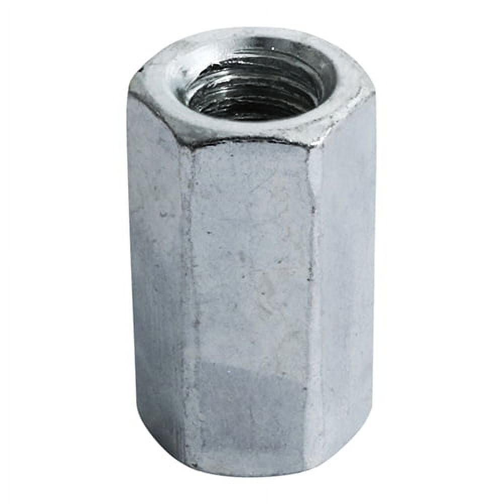 Timco - Hex Connector Nuts - Zinc (Size M6 - 200 Pieces)