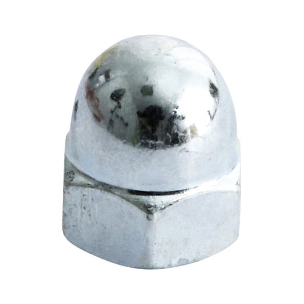 Timco - Hex Dome Nuts - Zinc (Size M8 - 100 Pieces)