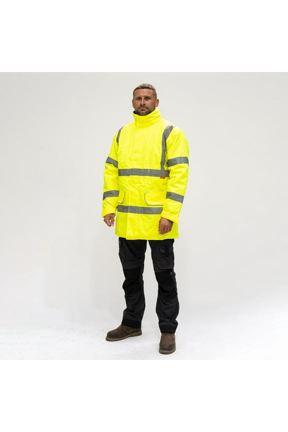 - Hi-Visibility Parka Jacket - Yellow (Size Medium - 1 Each)
