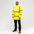 thumbnail image 1 of Timco - Hi-Visibility Parka Jacket - Yellow (Size XXX Large - 1 Each), 1 of 5
