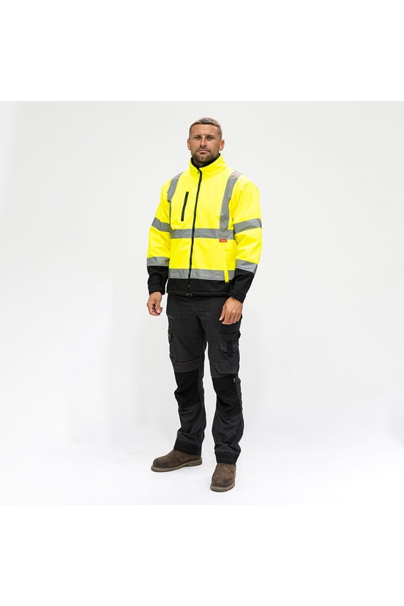 - Hi-Visibility Softshell Jacket - Yellow (Size Small - 1 Each)