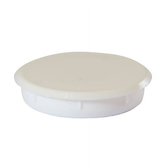 Timco - Hinge Hole Cover Caps - White (Size 35mm - 4 Pieces)