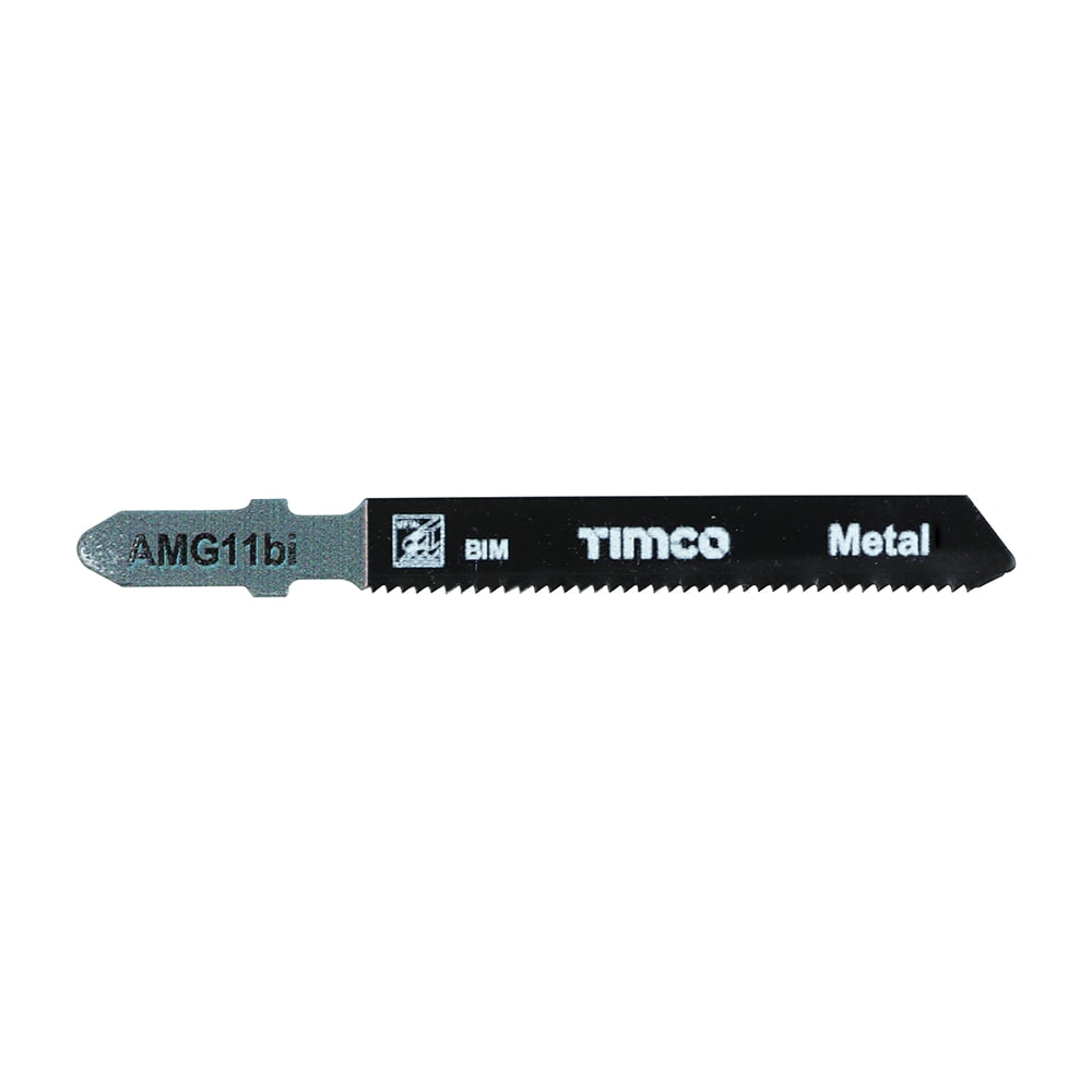 Timco - Jigsaw Blades - Metal Cutting - Bi-Metal Blades (Size T118AF - 5 Pieces)