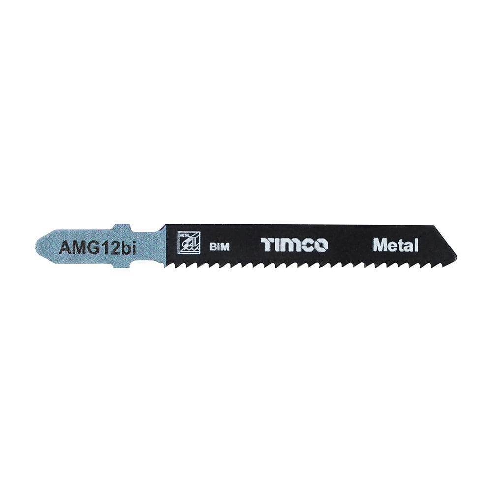 Timco - Jigsaw Blades - Metal Cutting - Bi-Metal Blades (Size T118BF - 5 Pieces)