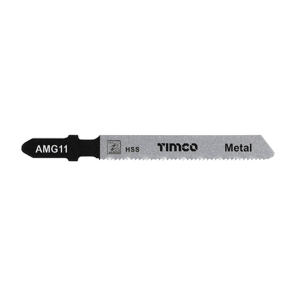 Timco - Jigsaw Blades - Metal Cutting - HSS Blades (Size T118A - 5 Pieces)
