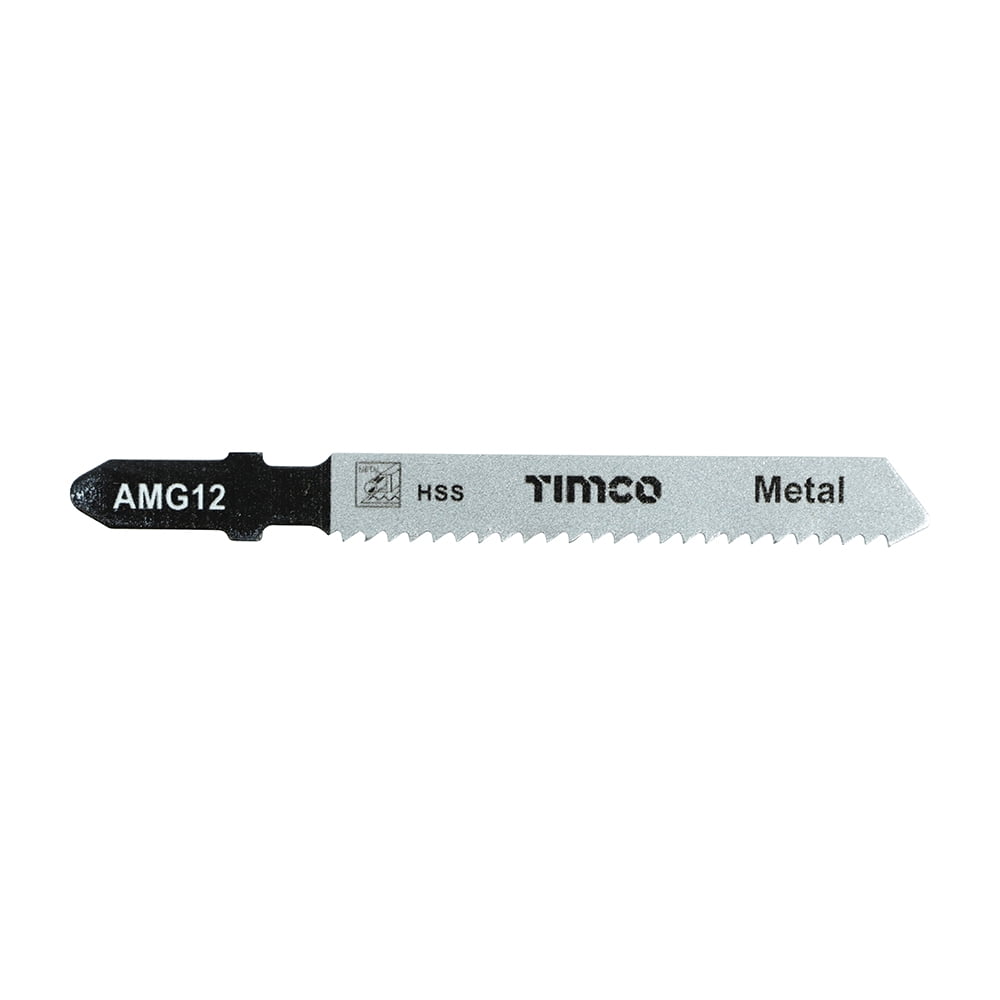 Timco - Jigsaw Blades - Metal Cutting - HSS Blades (Size T118B - 5 Pieces)