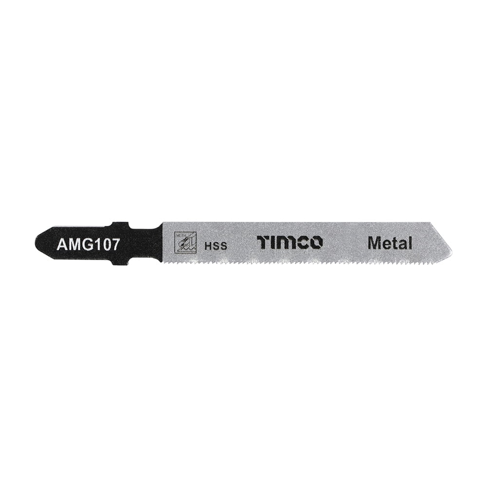 Timco - Jigsaw Blades - Metal Cutting - HSS Blades (Size T118G - 5 Pieces)