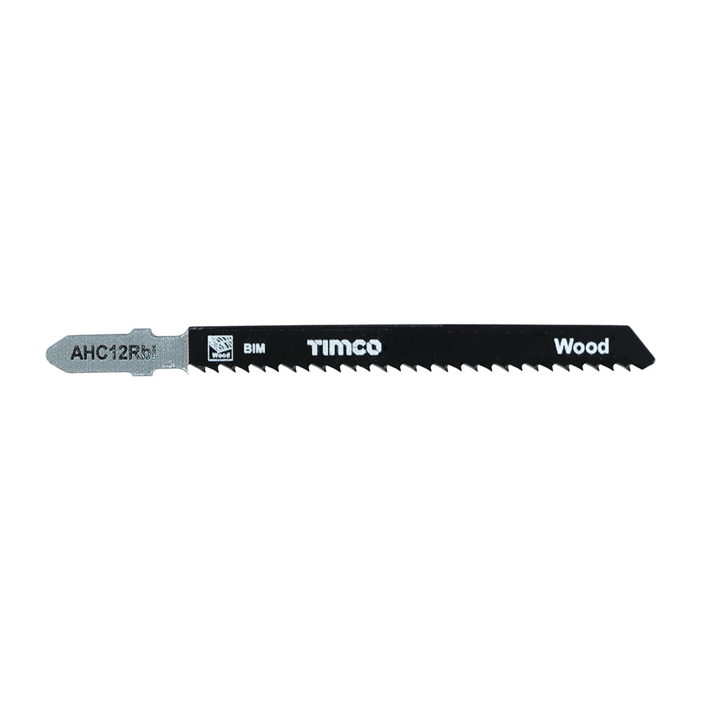 Timco - Jigsaw Blades - Wood Cutting - Bi-Metal Blades (Size T101BRF - 5 Pieces)