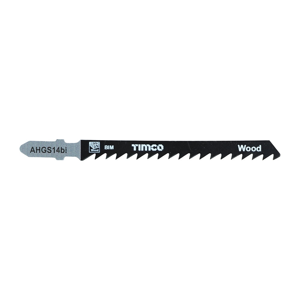 Timco - Jigsaw Blades - Wood Cutting - Bi-Metal Blades (Size T144DF - 5 Pieces)