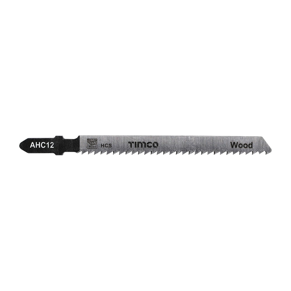 Timco - Jigsaw Blades - Wood Cutting - HCS Blades (Size T101B - 5 Pieces)