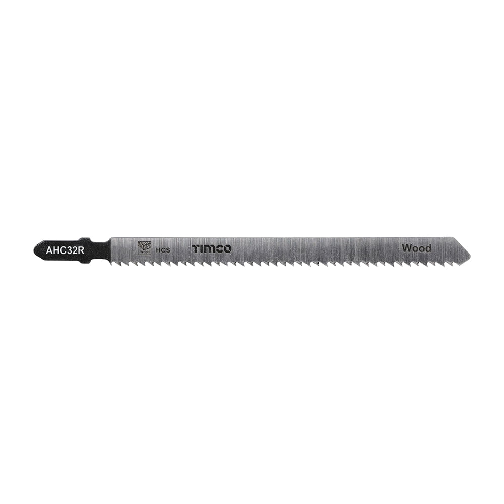 Timco - Jigsaw Blades - Wood Cutting - HCS Blades (Size T101BRLong - 5 Pieces)
