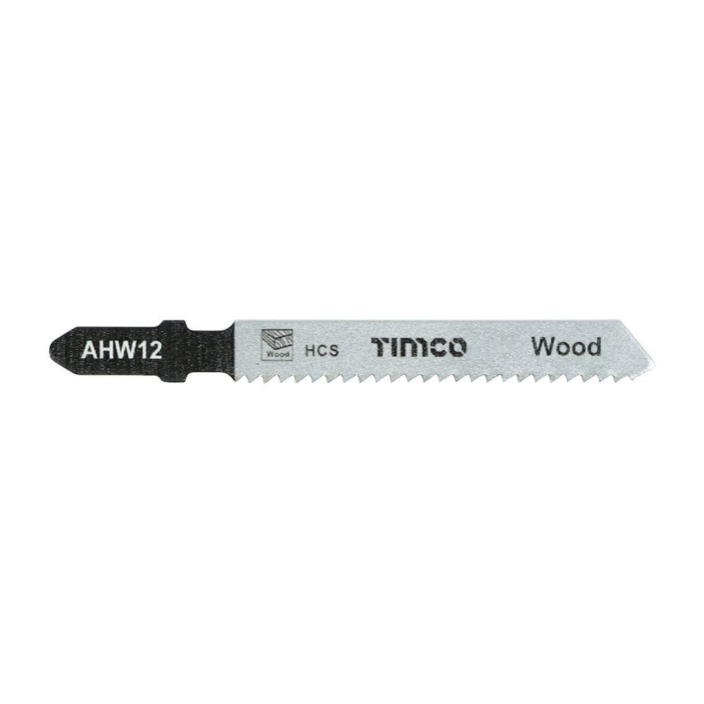 Timco - Jigsaw Blades - Wood Cutting - HCS Blades (Size T119B - 5 Pieces)