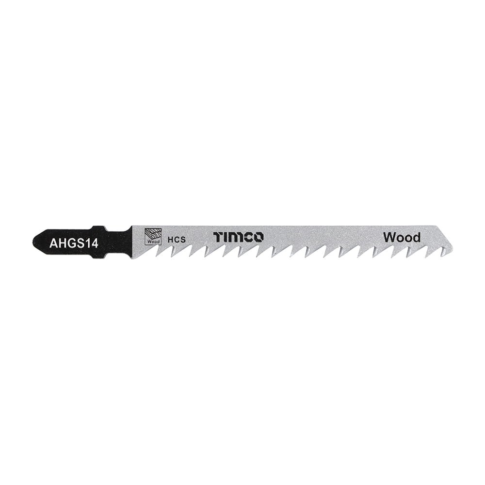 Timco - Jigsaw Blades - Wood Cutting - HCS Blades (Size T144D - 5 Pieces)