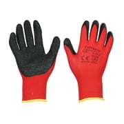 Timco - Light Grip Gloves - Crinkle Latex Coated Polyester Size Medium - 1 Each