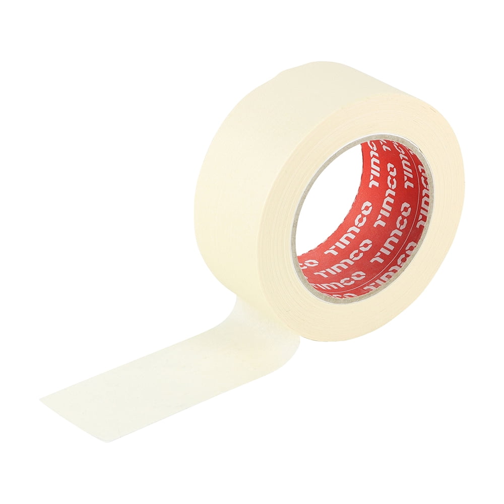 Timco - Masking Tape - Cream (Size 50m x 50mm - 1 Each)