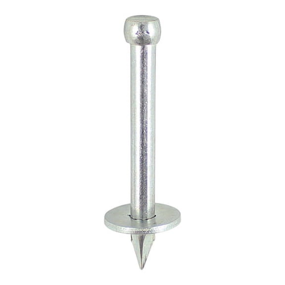 Timco - Masonry Nails - Washered - Zinc (Size 30 x 3.70 - 100 Pieces)