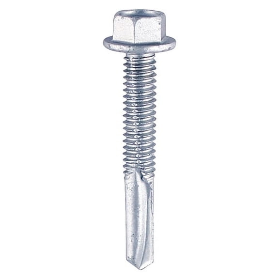 Timco - Metal Construction Heavy Section Screws - Hex - Self-Drilling - Zinc (Size 5.5 x 65 - 100 Pieces)
