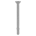 thumbnail image 1 of Timco - Metal Construction Timber to Light Section Screws - Countersunk - Wing-Tip - Self-Drilling - Exterior - Silver Organic (Size 5.5 x 85 - 100 Pieces), 1 of 2