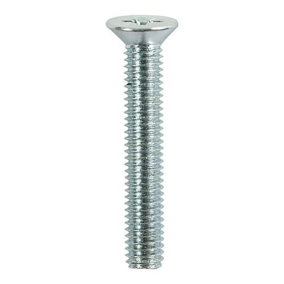Timco - Metric Threaded Machine Screws - PZ - Countersunk - Zinc (Size M6 x 50 - 100 Pieces)