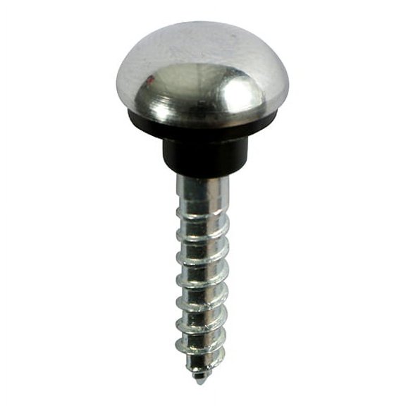 Timco - Mirror Hanging Screws - Zinc - Chrome Dome (Size 8 x 1 - 200 Pieces)