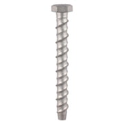 Timco - Multi-Fix Masonry Bolts - Hex - Exterior - Silver Size 8.0 x 100 - 50 Pieces