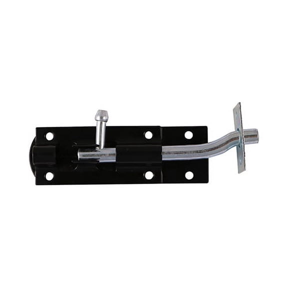 Timco - Necked Tower Bolt - Black (Size 8" - 1 Each)