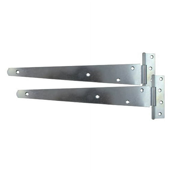 Timco - Pair of Medium Tee Hinges - Zinc (Size 12" - 1 Each)