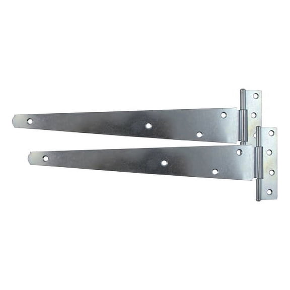Timco - Pair of Medium Tee Hinges - Zinc (Size 14" - 1 Each)