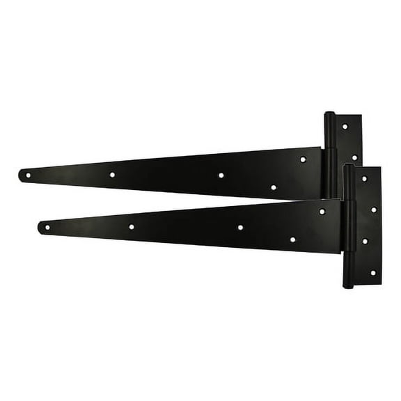 Timco - Pair of Strong Tee Hinges - Black (Size 10" - 1 Each)