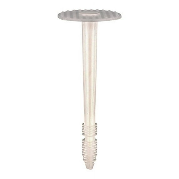 Timco - Plastic Insulation Fixings - White (Size 8.0 x 70 - 100 Pieces)