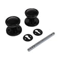 thumbnail image 1 of Timco - Plastic Rim / Mortice Knob Set - Black (Size 50mm - 1 Each), 1 of 1