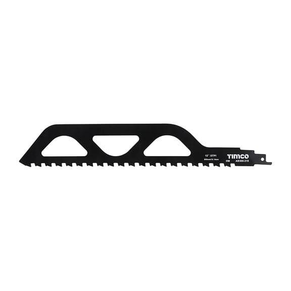 Timco - Reciprocating Saw Blades - Block / Brick Cutting - Tungsten Carbide Tipped Blade (Size S1243HM - 1 Each)
