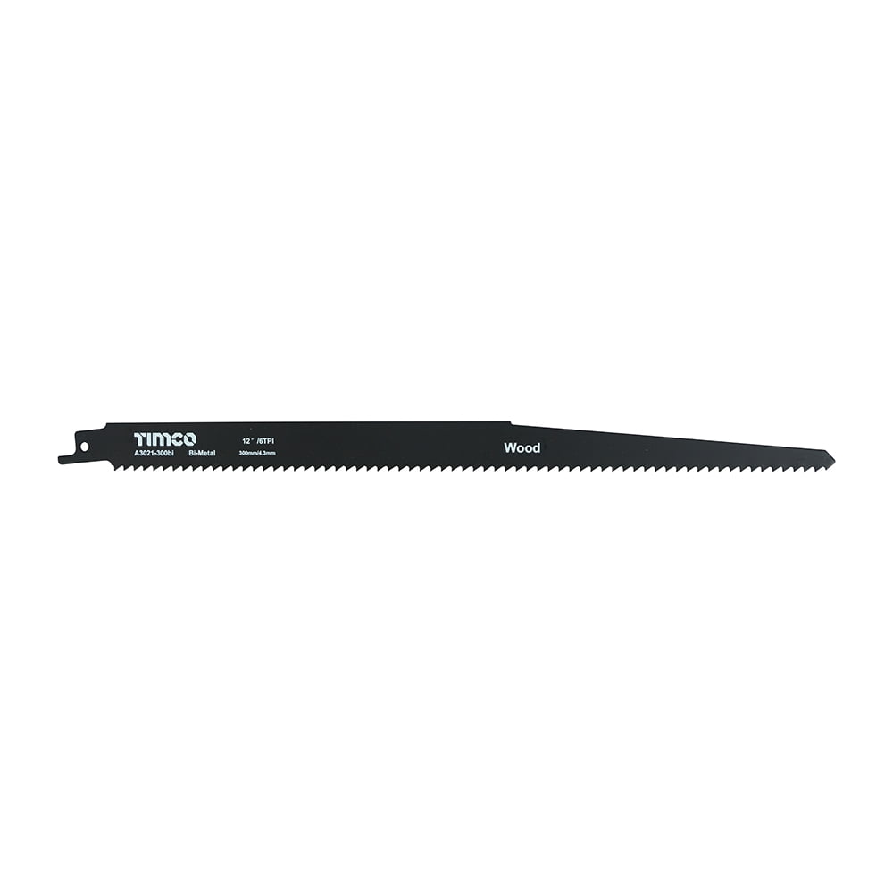 Timco - Reciprocating Saw Blades - Wood Cutting - Bi-Metal (Size S1411DF - 5 Pieces)
