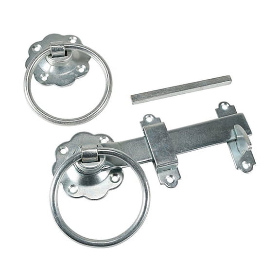 Timco - Ring Gate Latch - Plain - Zinc (Size 6" - 1 Each)