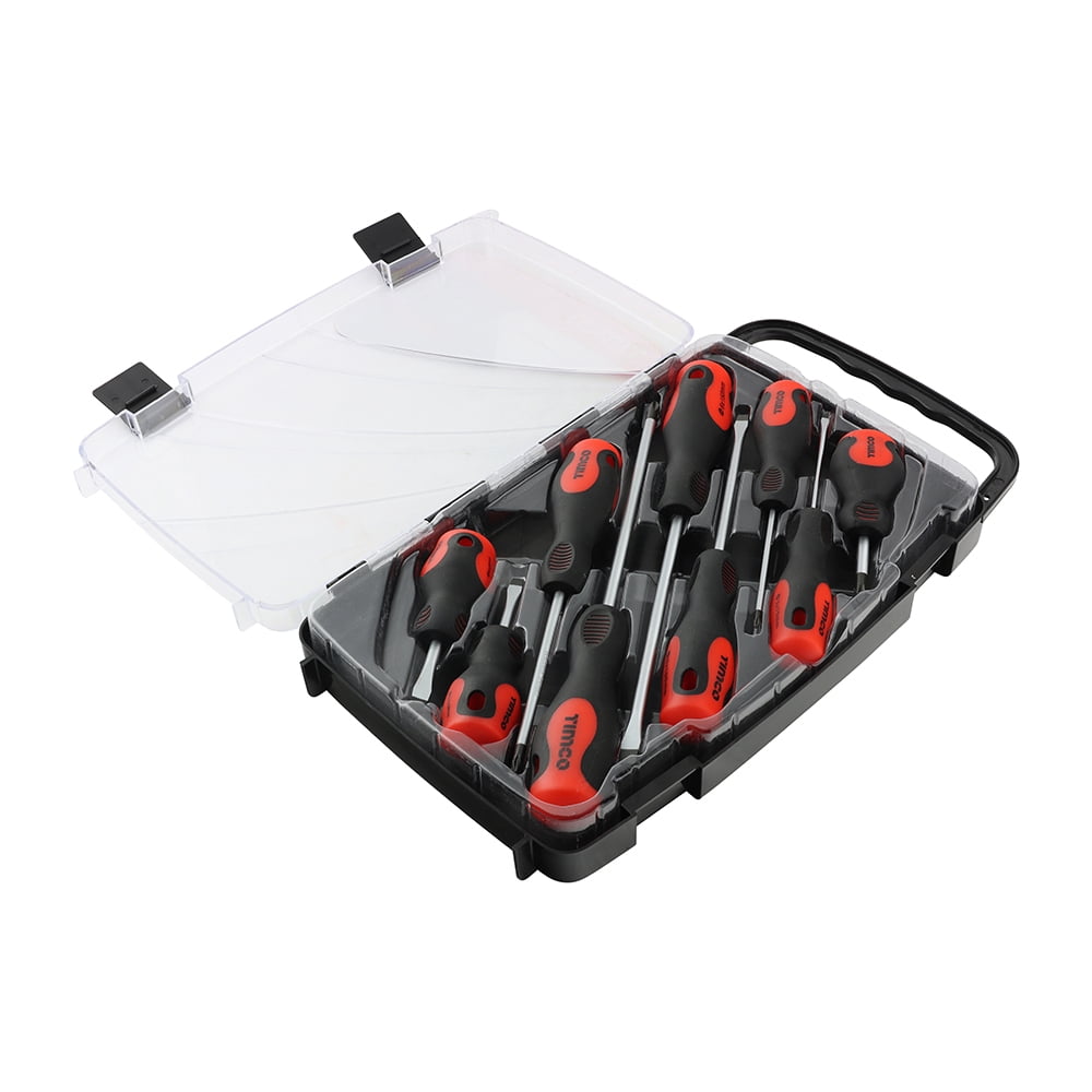Timco - Screwdriver Set (Size 9pcs - 9 Pieces)