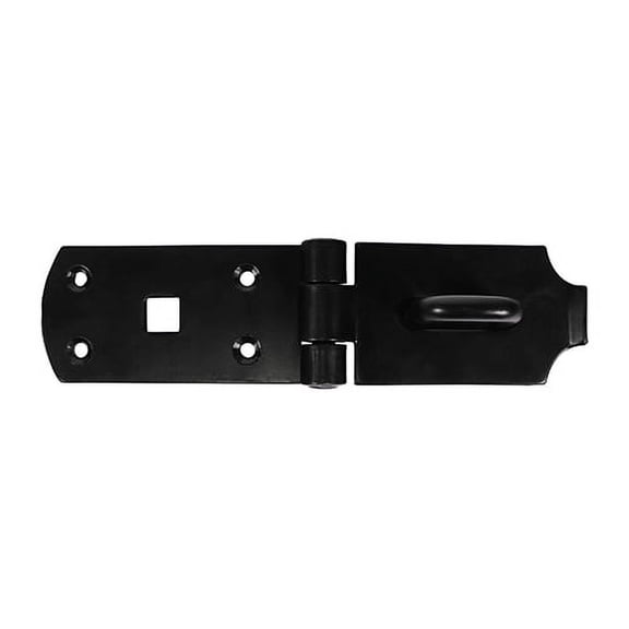 Timco - Secure Bolt On Hasp & Staple - Heavy Duty - Black (Size 8" - 1 Each)