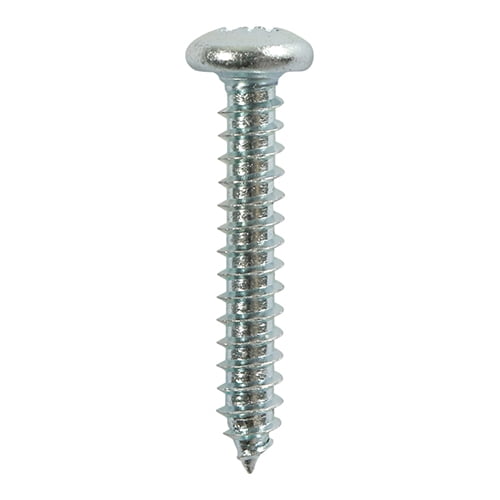 Timco - Self-Tapping Screws - PZ - Pan - Zinc (Size 10 x 3/4 - 10 Pieces)