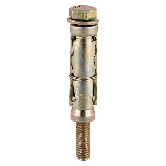 Timco - Shield Anchor Loose Bolts - Yellow (Size M6:25L (M6 x 65) - 46 Pieces)