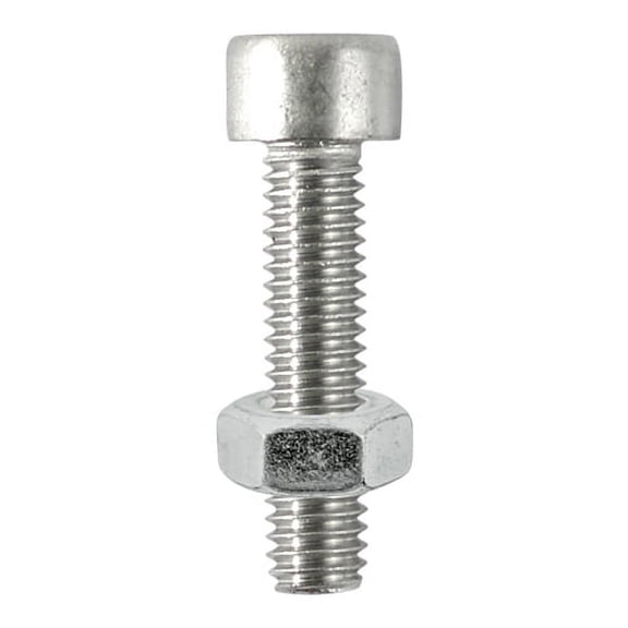 Timco - Socket Screws & Hex Nuts - Cap - Stainless Steel (Size M6 x 20 - 8 Pieces)