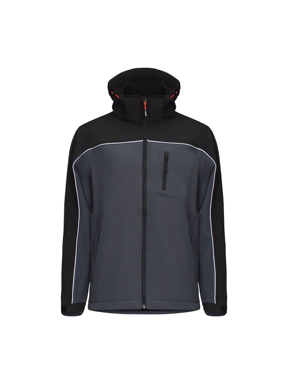 - Softshell Jacket - Grey/Black (Size Medium - 1 Each)