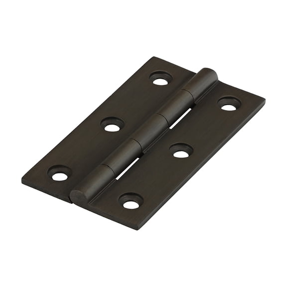 Timco - Solid Drawn Hinge - Solid Brass - Bronze (Size 64 x 35 - 2 Pieces)