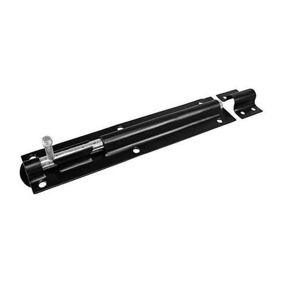 Timco - Straight Tower Bolt - Black (Size 10" - 1 Each)