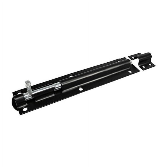 Timco - Straight Tower Bolt - Black (Size 8" - 1 Each)