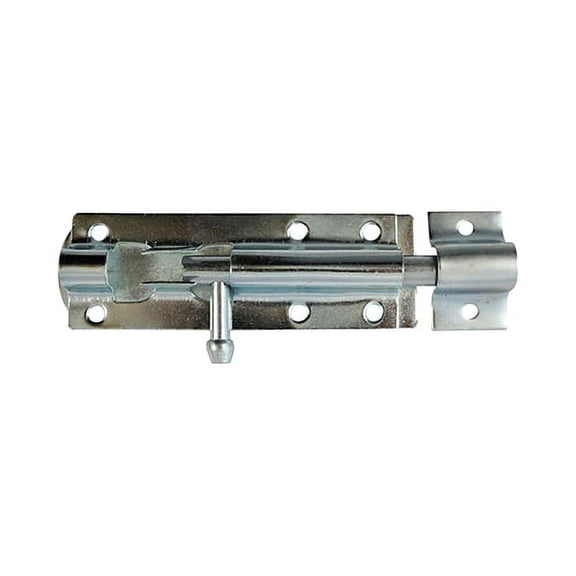 Timco - Straight Tower Bolt - Zinc (Size 8" - 1 Each)