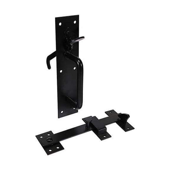 Timco - Suffolk Latch - Heavy Duty - Black (Size 219 x 50mm - 1 Each)