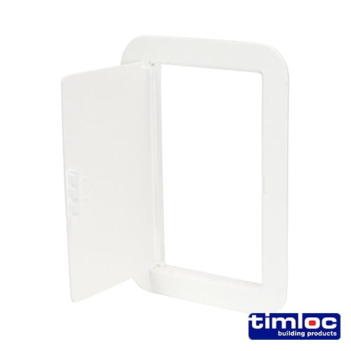 Timco - Timloc Access Panel - Plastic - Hinged - White - AP150 (Size 155 x 235 - 1 Each)