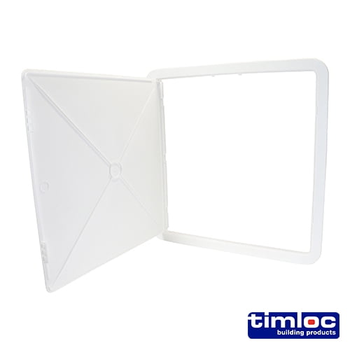 Timco - Timloc Access Panel - Plastic - White - AP450 (Size 470 x 470 - 1 Each)