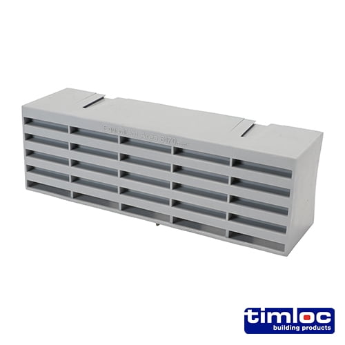 Timco - Timloc Airbrick - Plastic - Grey - 1201ABGR (Size 215 x 69 x 60 - 20 Pieces)